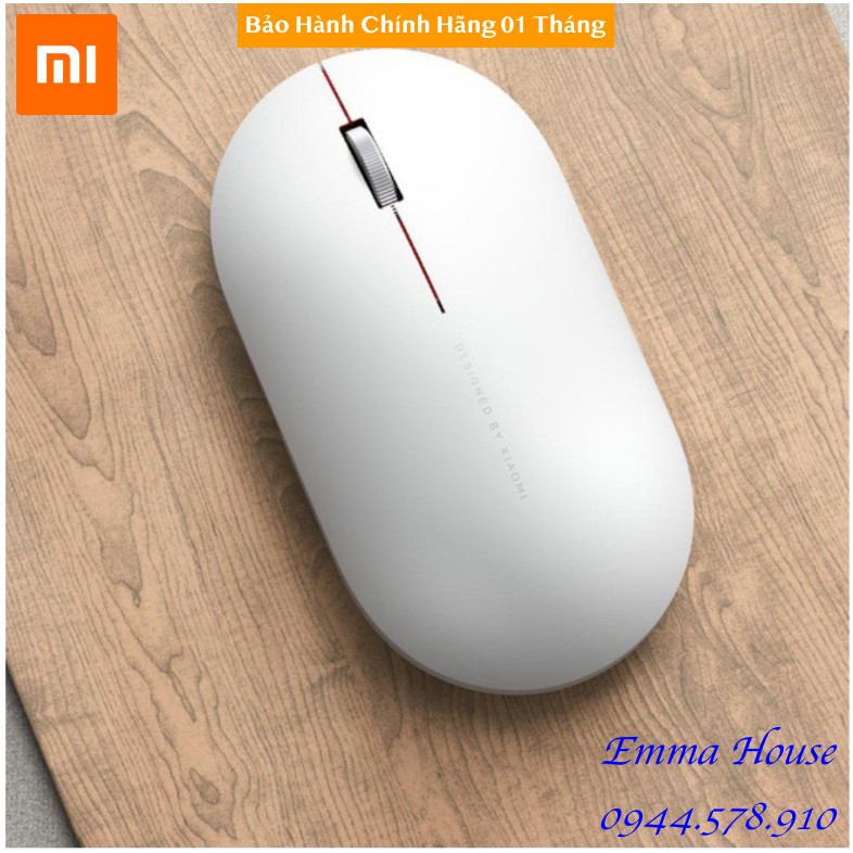 [Mã Hoàn Xu 50K] Chuột không dây Xiaomi gen 2 - Chuột Xiaomi không dây wireless Portable Mouse, BH Chính Hãng 01 Tháng