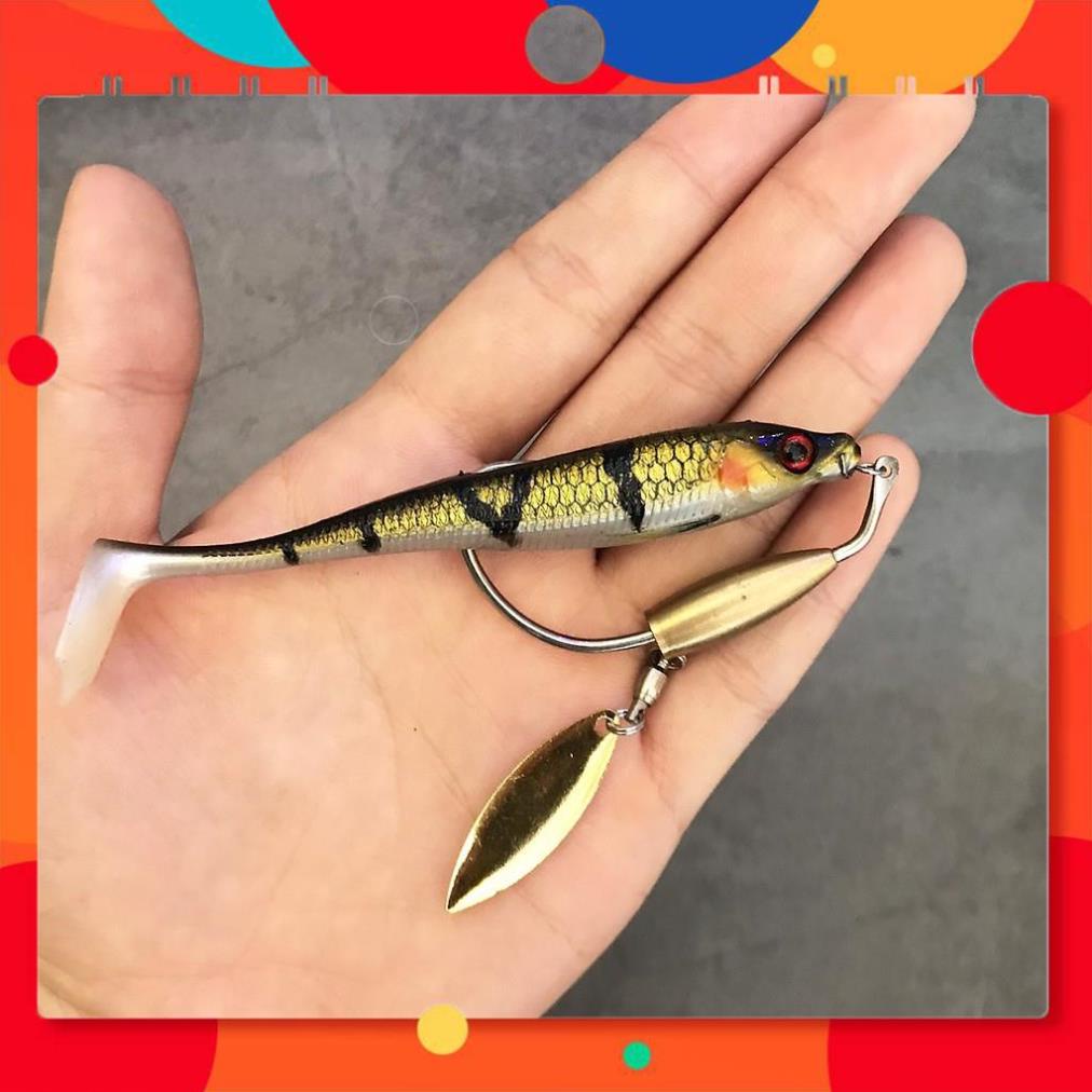 Siêu Chất Lưỡi Câu Cá Lóc Cao Cấp AR15 THẾ GIỚI ĐỒ CÂU LURE 68 Lưỡi Câu Cá Lóc Mồi Mềm NFF Câu Lure 