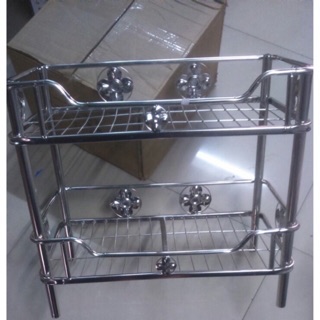 Kệ chén đứng 2 tầng Inox