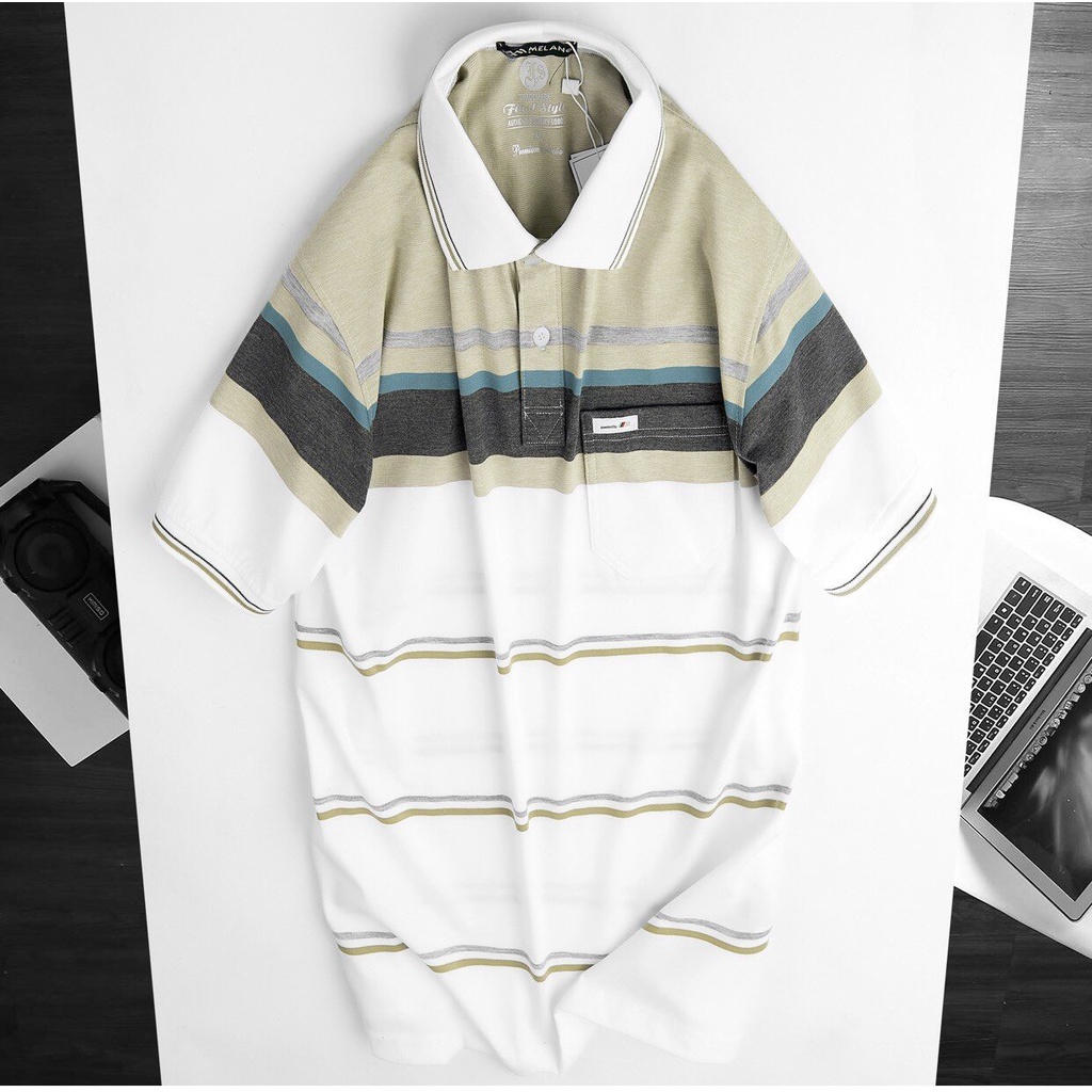 Áo Thun Nam Trung Niên Có Túi -Chất cotton mềm mịn ACT001