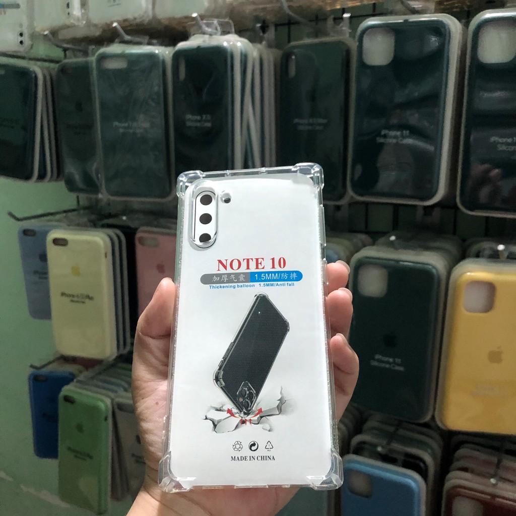 [Loại Xịn] Ốp Lưng SAMSUNG NOTE 10 Chống Sốc Trong Suốt | BigBuy360 - bigbuy360.vn