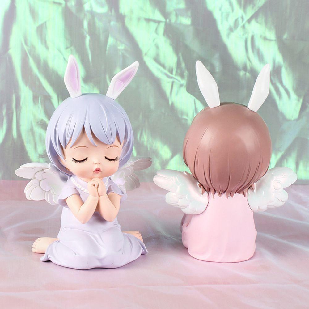 Đồ trang trí 24 Bức Tượng Thiên Thần Dùng Trang Trí Vườn Cây Tiện Dụng