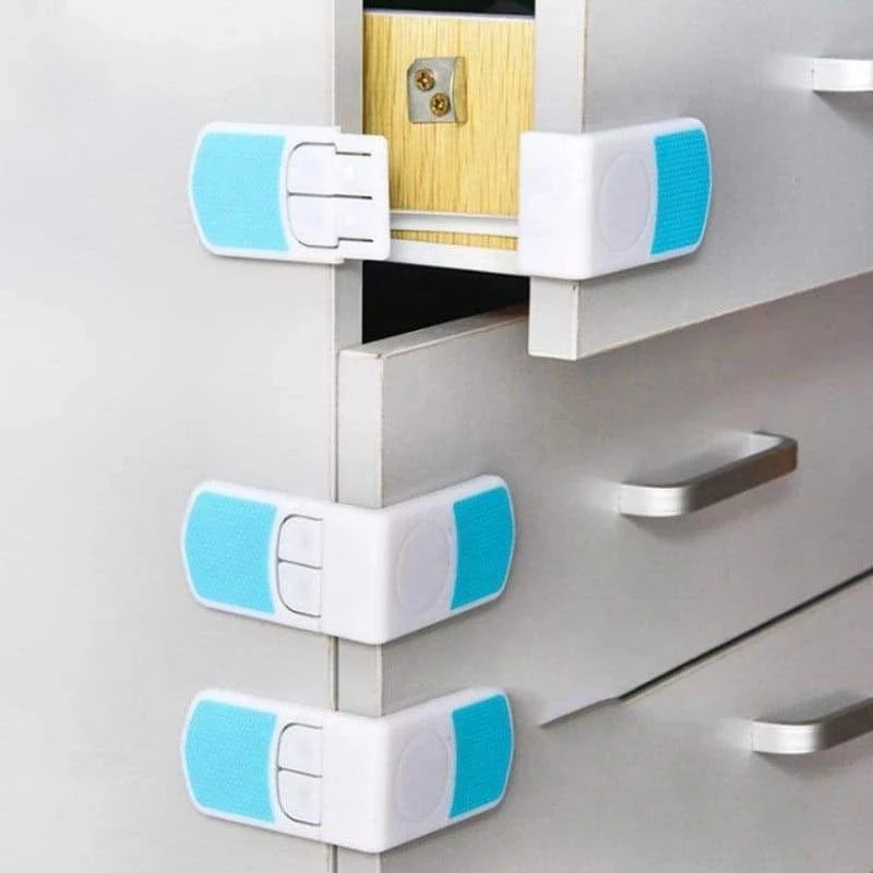 Set 3 Dụng Cụ Khóa Cửa Tủ An Toàn Cho Bé