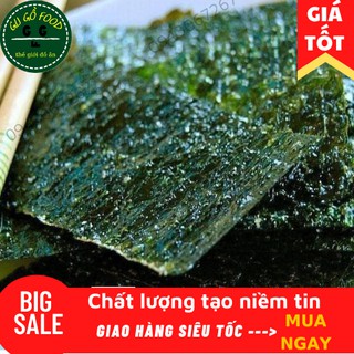 RONG BIỂN SẤY GIÒN ĂN LIỀN - RONG BIỂN CUỘN CƠM (set 6 gói)