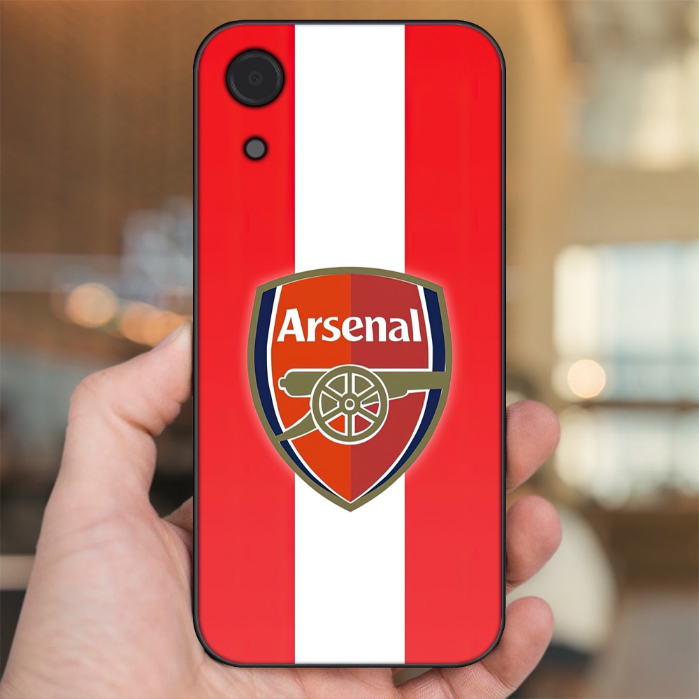 Ốp lưng Samsung A03 Core viền đen in hình Arsenal FC