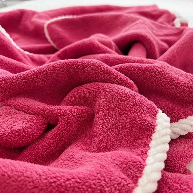SÉT KHĂN MẶT + KHĂN TẮM GẤU LOTSO DÂU TÂY DISNEY XINH ƠI LÀ XINH