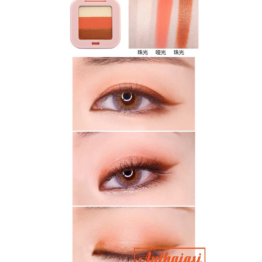 Phấn mắt Novo Fashion Three Color Eye Shadow 3 màu | BigBuy360 - bigbuy360.vn