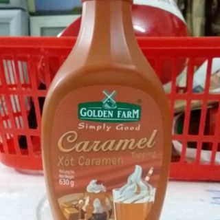 Topping xốt caramen Golden Farm 630
