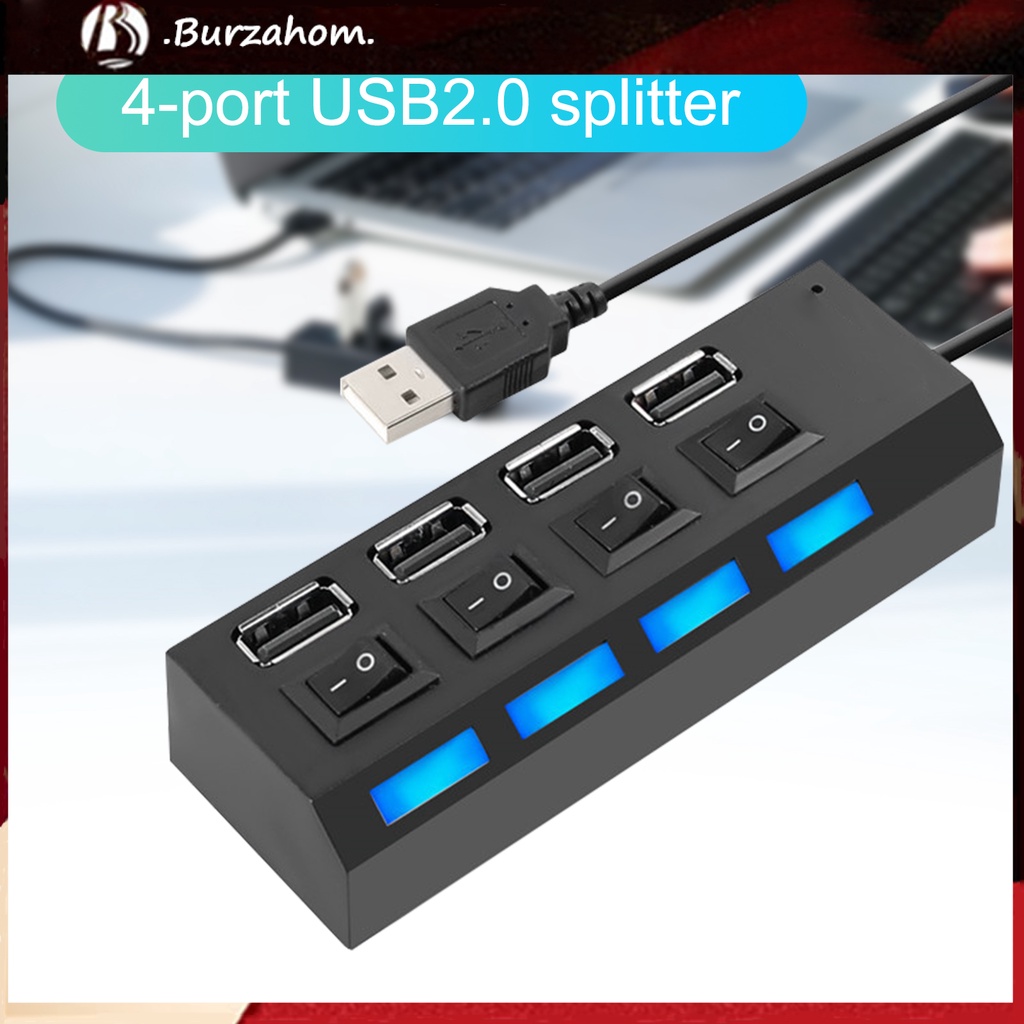 Đầu Chia 4 Cổng USB 2.0 Chất Lượng Cao