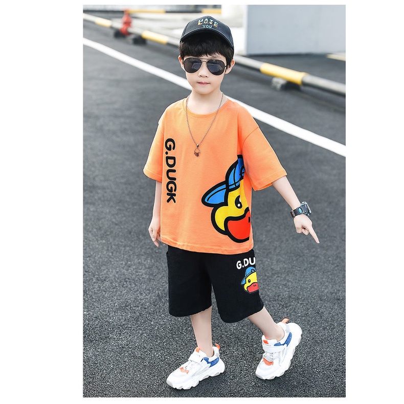 Quần Áo Trẻ Em Nam, Quần Áo Bé Trai DuckDễ Thương Cho Bé Trai 16-40Kg
