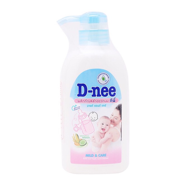 Nước Rửa Bình Dạng Chai Dnee tem Đại Thịnh 500ml Nhập Khẩu Thái Lan