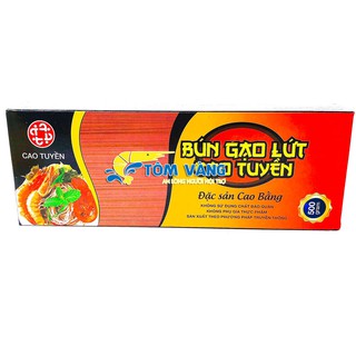 Bún Lứt Cao Tuyền Hộp Giấy (Gói 500g) - Tôm Vàng