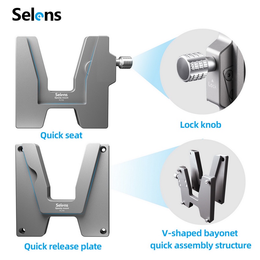 Giá đỡ màn hình SELENS xoay 360 độ tiện lợi cho chụp ảnh chuyên nghiệp