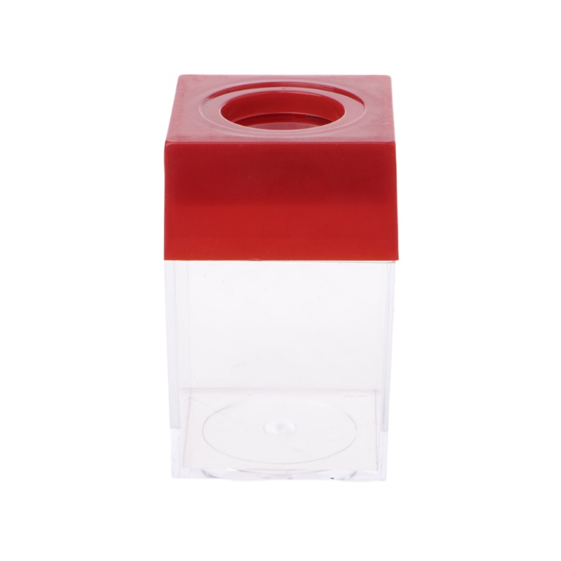 1 Hộp Đựng Giấy Tờ Hình Vuông Có Kẹp Nam Châm Màu Sắc Ngẫu Nhiên