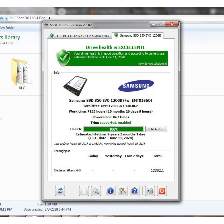 Ổ cứng ssd 120gb Samsung, hàng tháo máy chính hãng, bảo hành 3 năm | BigBuy360 - bigbuy360.vn