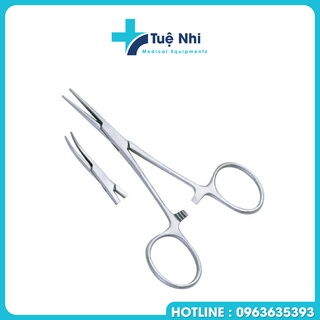 Panh y tế các size 14,16,18,20cm, cong thẳng, có mấu + không mấu