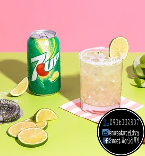 [THÙNG 12 LON] Nước ngọt 7Up chanh / cherry - Mỹ