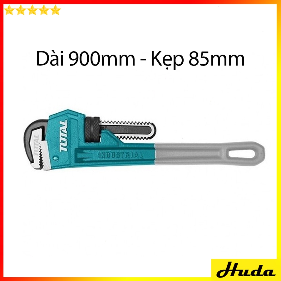 Mỏ lết răng 36 inch (900mm) độ kẹp 85mm Total Ingco siêu cứng vặn mở bulong đai ốc sửa chữa cơ khí ống nước máy móc
