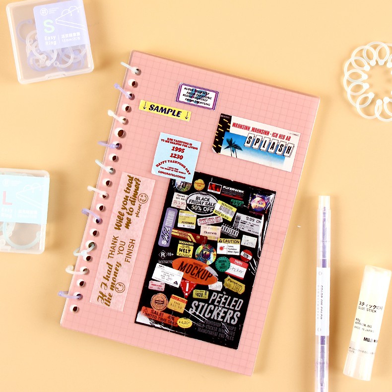 Khoen nhựa tròn Binder Ring Sotitime - Phụ kiện làm sổ DIY, Flashcard