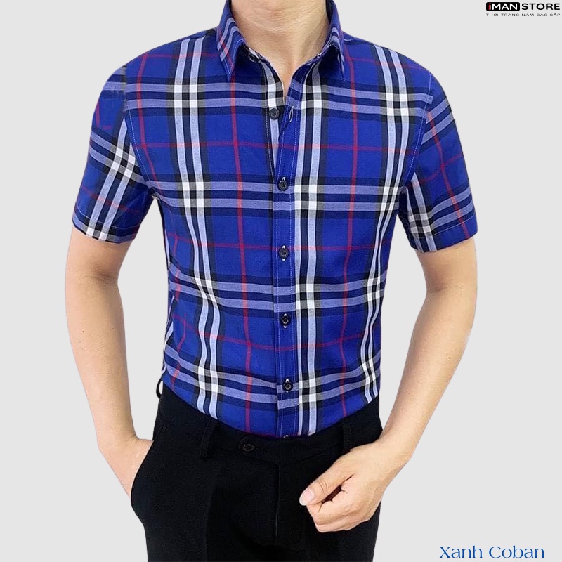 Áo Sơ Mi Nam Ngắn Tay BBR, Áo Sơ Mi Nam Hàn Quốc Công Sở Chất Vải Cao Cấp Bền Đẹp, Thoáng Mát