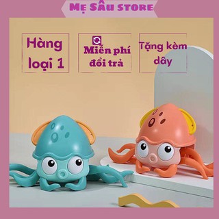 Đồ chơi bạch tuộc bơi lội trong nước,chạy ngang có cót,đồ chơi phòng tắm vui nhộn cho bé