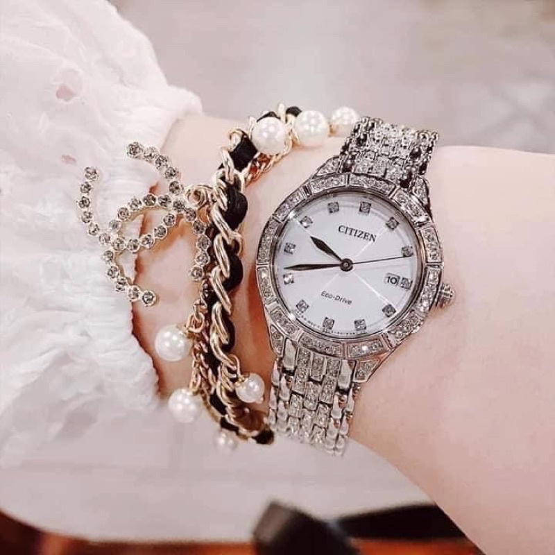 ĐỒNG HỒ NỮ CHÍNH HÃNG Citizen EW2320-55A ECO-DRIVE