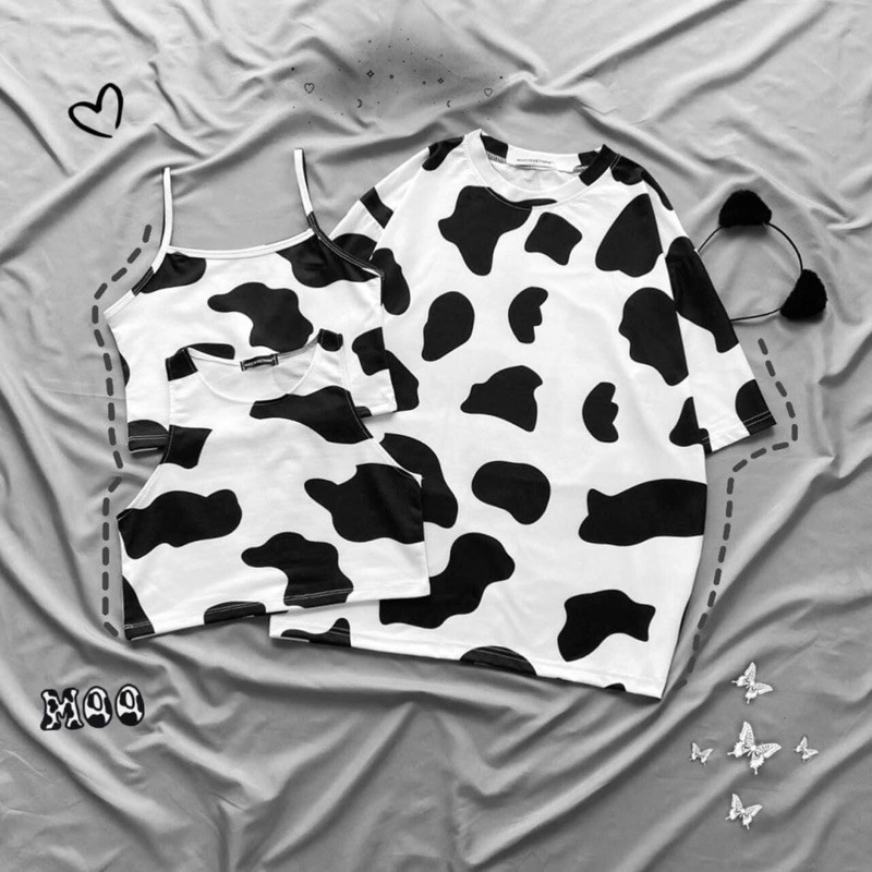Set Bò Sữa Unisex Xinh Xắn Có Tách Lẻ Ảnh Thật