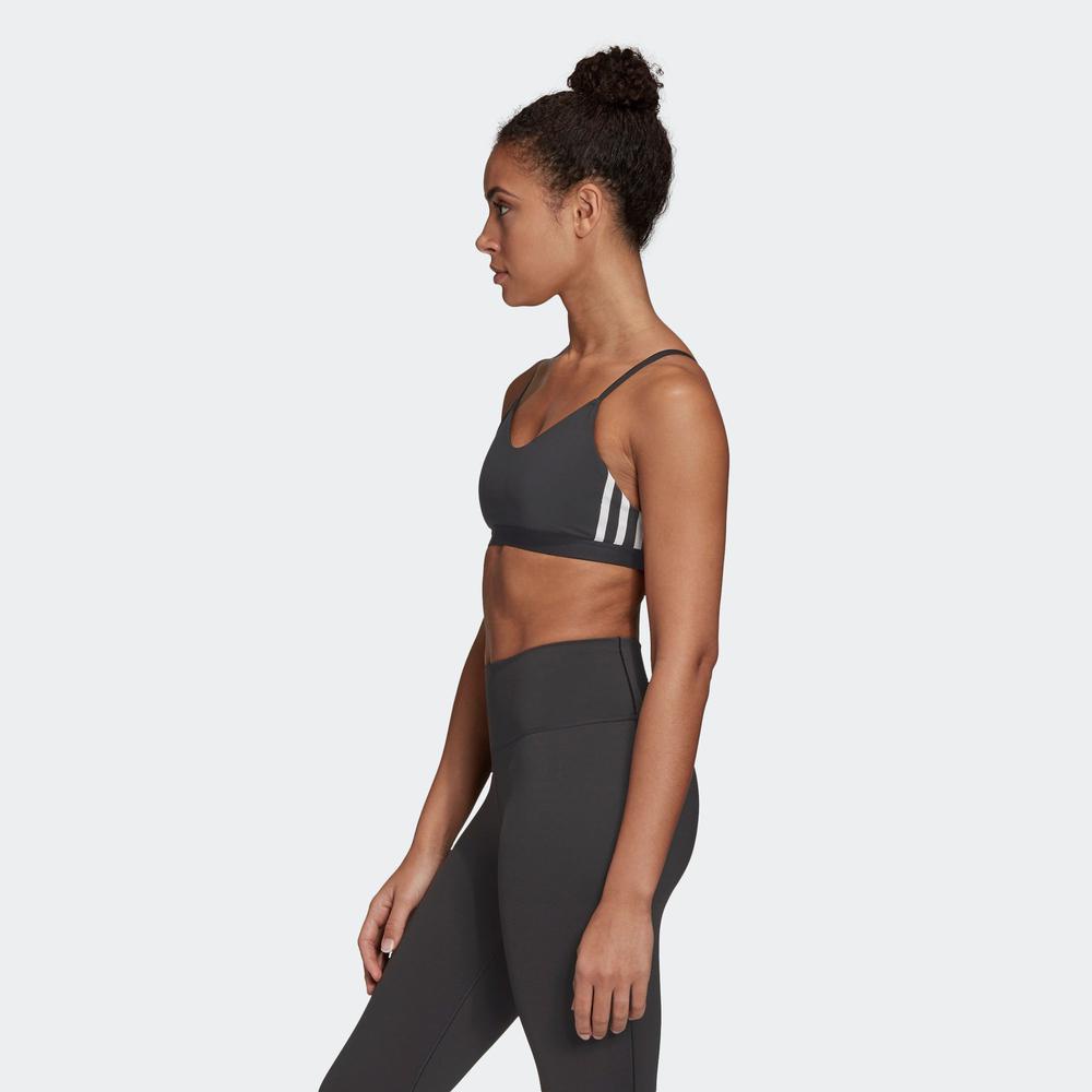 [Mã WABRDAS68 giảm 10% tối 150k đơn từ 1 triệu] Áo Ngực Thể Thao adidas TRAINING Nữ All Me 3-Stripes Bra Màu đen FJ7281