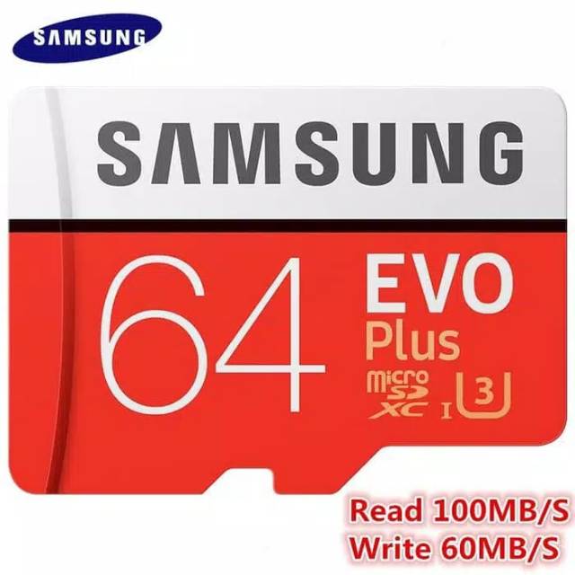 SAMSUNG Đầu Chuyển Đổi Microsd Evo + Sd 64 Gb Class 10 | BigBuy360 - bigbuy360.vn