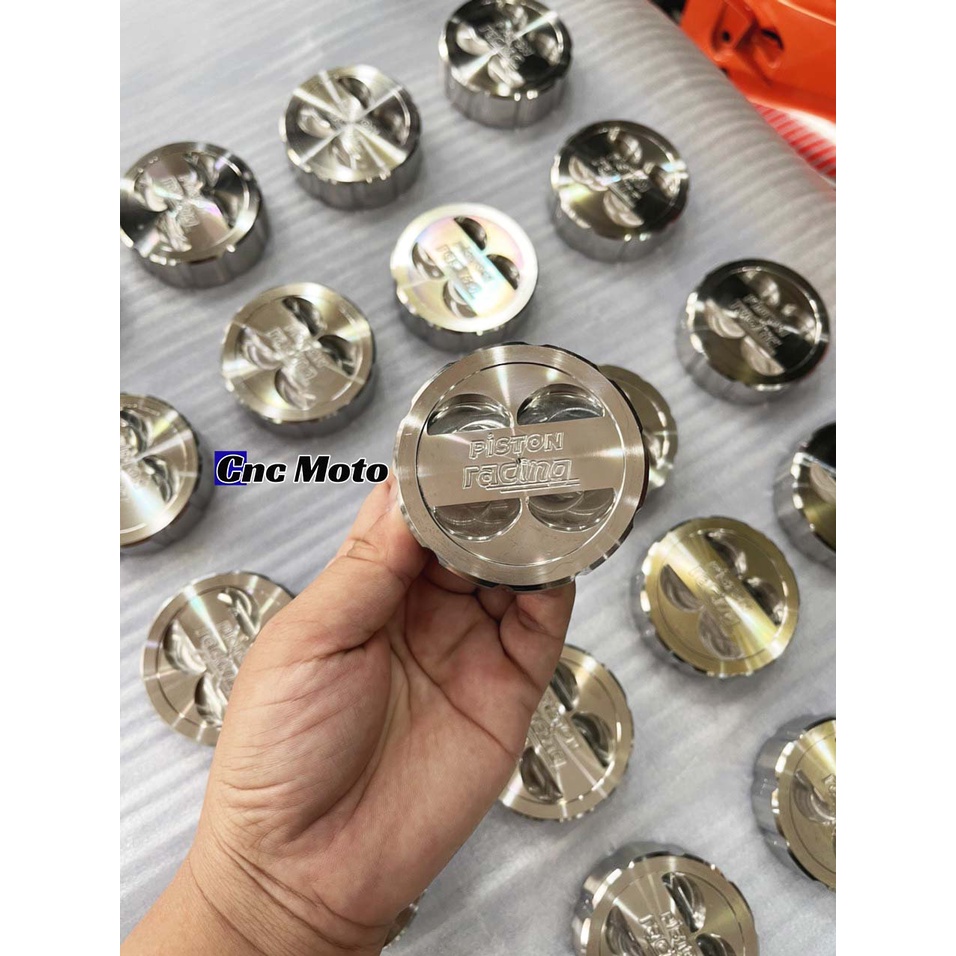 NẮP BÌNH XĂNG inox 304 cnc mẫu trái piston độc đáo