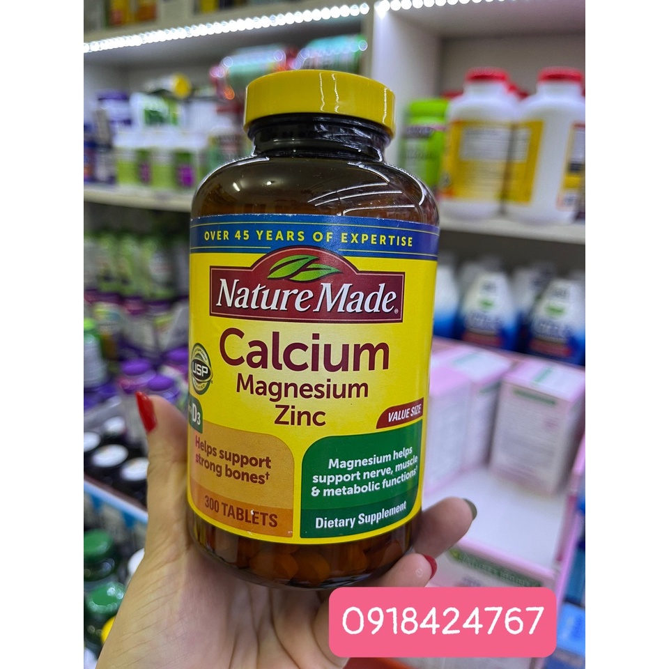 Calcium magnesium zinc nature made