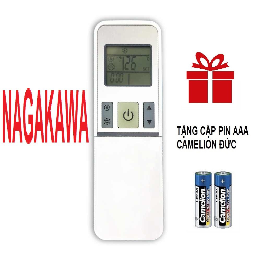 Remote máy lạnh NAGAKAWA mẫu 5 - Điều khiển điều hòa NAGAKAWA mẫu 5