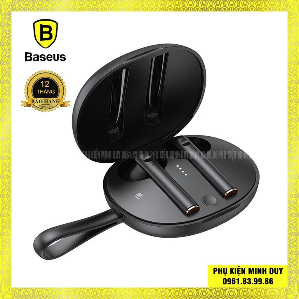 Tai nghe bluetooth Baseus Encok W05 True Wireless Earphones chống nước IP55 (4h sử dụng liên tục, cảm biến tiệm cận) ❤