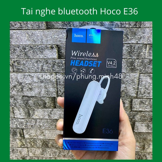 Tai nghe Bluetooth HOCO E36 - Sản phẩm chính hãng có bảo hành - Cam kết hinh thật