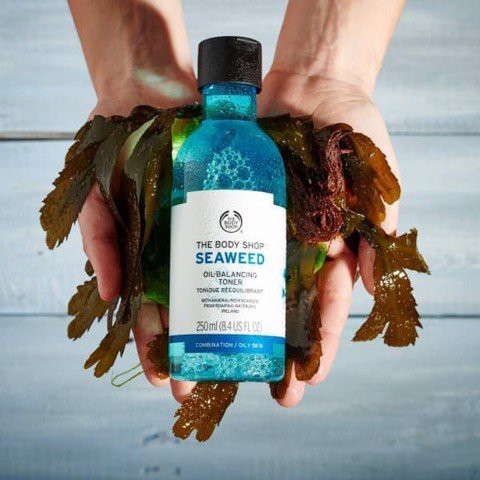 COMBO DƯỠNG DA CƠ BẢN GIÀNH CHO CÔ NÀNG DA DẦU – DA HỐN HỢP THIÊN DẦU THE BODY SHOP SEAWEED