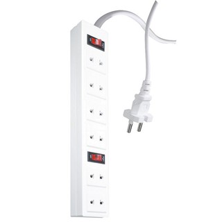 Ổ cắm Điện Quang 6 lỗ 2 chấu dây 5m