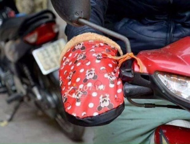 Găng tay nót nỉ đi xe máy