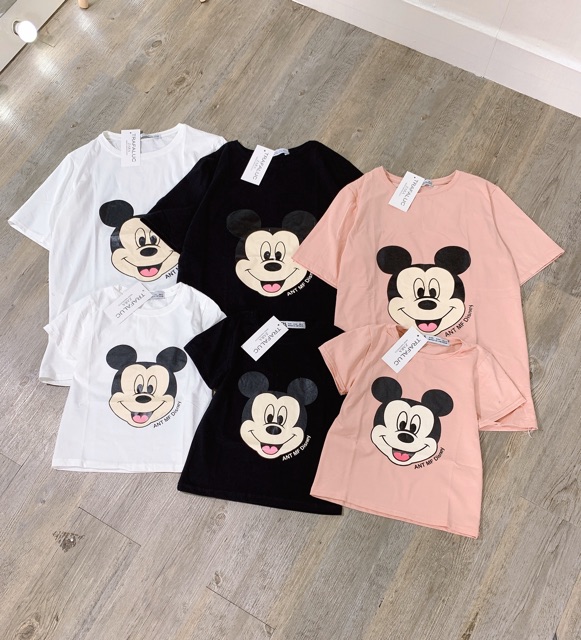 BÁN SỈ ÁO PULL ĐÔI MẸ VÀ BÉ MICKY