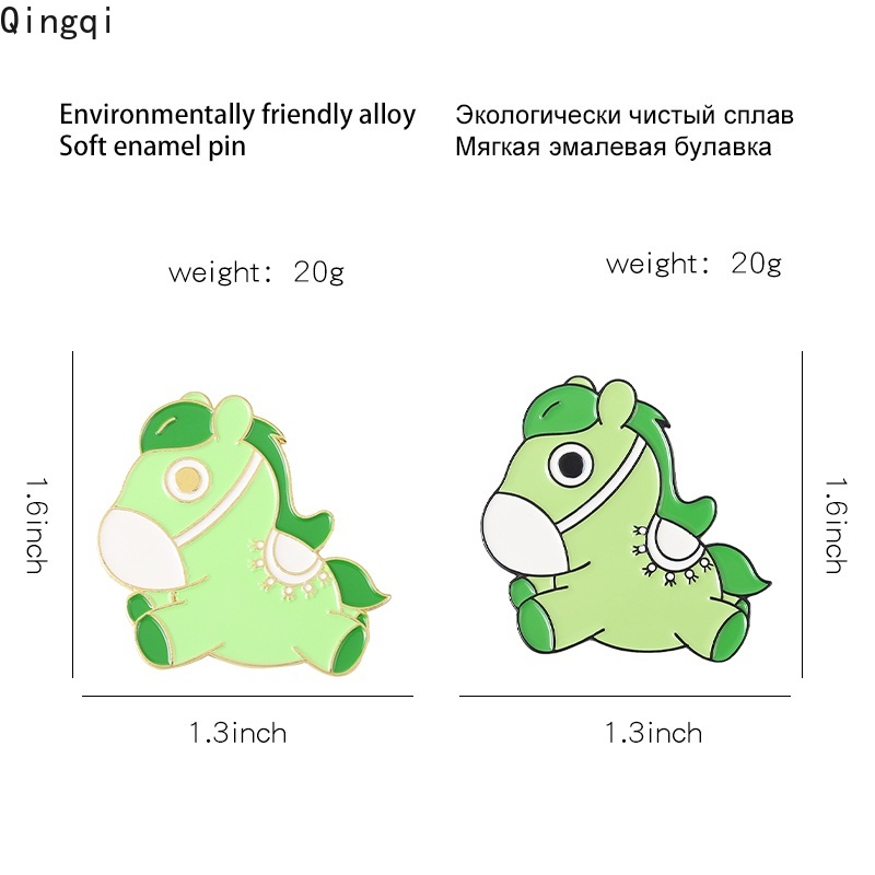 Huy hiệu cài áo Miss Zoe hình động vật hoạt hình đáng yêu