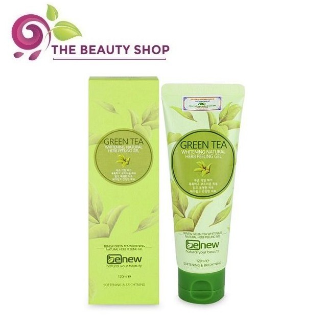 Tẩy da chết mặt trà xanh cao cấp Hàn Quốc BENEW Green Tea Peeling Gel