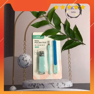   APP MÃ _MPVC  Bộ 3 Món Dụng Cụ Làm Móng Tay Set Đồ Nghề Làm Nail Combo Bấm Dũa Móng Tay Móng Chân Dụng Cụ Chăm Sóc G 