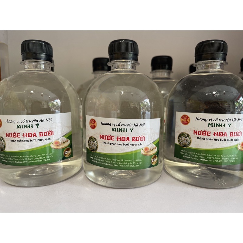 Nước hoa bưởi chưng cất đậm đặc (hương vị cổ truyền) 500ml