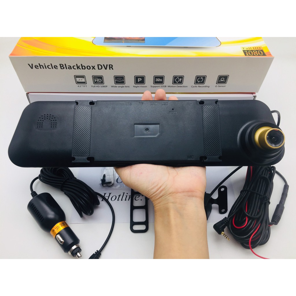 Camera hành trình trên gương tích hợp camera lùi 2 trong 1 đa năng | BigBuy360 - bigbuy360.vn