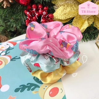 Cột tóc Scrunchies Giáng Sinh, buộc tóc Noel dịp lễ