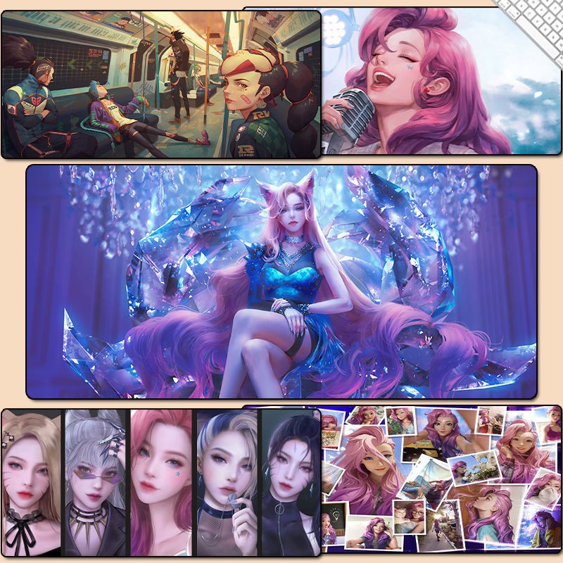 Tấm lót chuột để bàn in hình nhân vật Game League of Legends