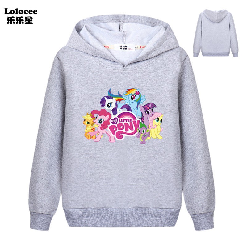 MY LITTLE PONY Áo Khoác Hoodie In Hình Ngựa Con Cho Bé Gái