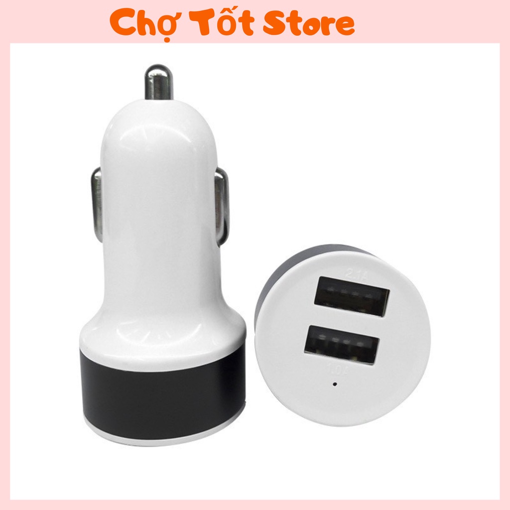 [⛔GIÁ SỐC ❌]CỦ SẠC 2 CỔNG USB Đa Chức Năng 1.0A-2.0A 88155 Chợ Tốt Store