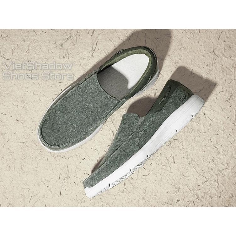 Slip on - Giày lười vải nam siêu nhẹ - Đế giày bằng EVA êm nhẹ, mũ giày bằng vải thô 4 màu tuyệt đẹp - Mã sp 8080 JKK