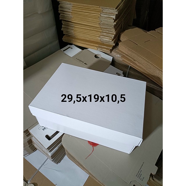Hộp Giày Dép Trắng Trơn Nắp Rời Hàng Chất Lượng Cao, Giá Rẻ
