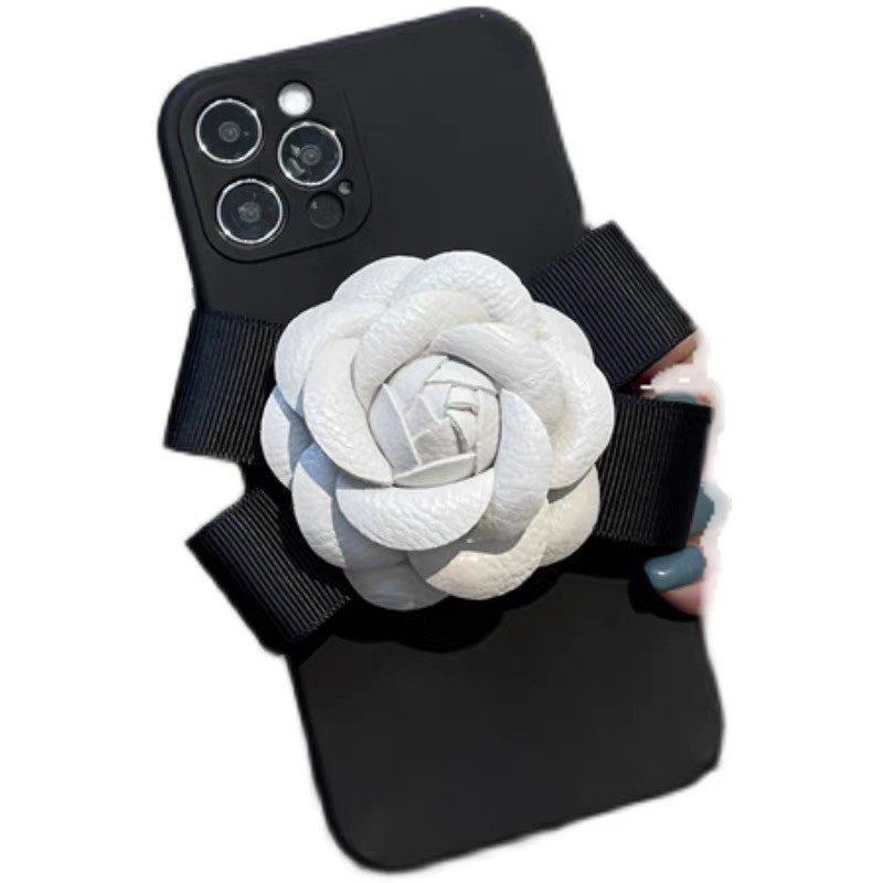 Ốp Điện Thoại Mềm Chống Rơi Hình Hoa Trà Cho iphone 14pro max 6 7 8 plus 11 11 pro 11 promax 12 12 pro 13 pro max